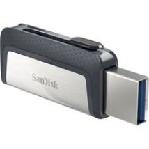Ultra Dual Drive USB Type-C unidad flash USB 64 GB USB Type-A / USB Type-C 3.2 Gen 1 (3.1 Gen 1) Negro, Plata, Lápiz USB