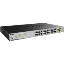 DGS-1026MP switch No administrado Gigabit Ethernet (10/100/1000) Energía sobre Ethernet (PoE) Negro, Gris, Interruptor/Conmutador