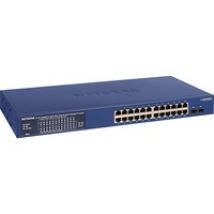 GS724TPP Gestionado L2/L3/L4 Gigabit Ethernet (10/100/1000) Energía sobre Ethernet (PoE) Azul, Interruptor/Conmutador