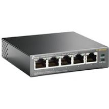 TL-SF1005P No administrado Fast Ethernet (10/100) Energía sobre Ethernet (PoE) Negro, Interruptor/Conmutador