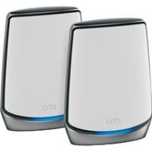 Orbi RBK852 AX6000 WiFi 6 Mesh System Tribanda (2,4 GHz/5 GHz/5 GHz) Wi-Fi 6 (802.11ax) Gris, Blanco 8 Interno, Enrutador de malla