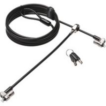 Candado doble con llave MicroSaver® 2.0 para ordenadores portátiles, Seguridad