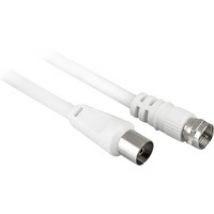 11831 cable coaxial 3C-2V 5 m Tipo F Blanco
