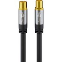 70346 cable coaxial 1 m Negro