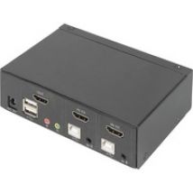Commutateur KVM, 2 ports, Simple affichage, 4K, HDMI®, Switch KVM