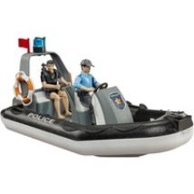 bworld bateau de police avec gyrophare, Modèle réduit de voiture