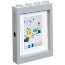 Cadre photo LEGO gris pierre