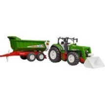 Tracteur Roadmax avec chargeur frontal et remorque, Jeu véhicule