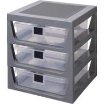Rack de rangement LEGO à 3 tiroirs, Boîte de rangement