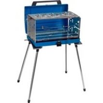 200 SGR Grill Dessus de table Gaz Bleu, Argent 5200 W barbecue à gaz