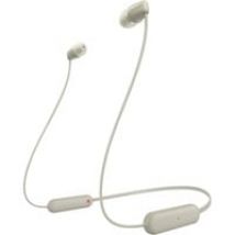WI-C100 Casque Sans fil Ecouteurs Appels/Musique Bluetooth Beige écouteurs in-ear