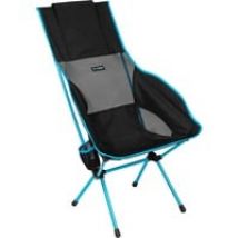 Savanna Chaise de camping 4 pieds Noir, Bleu, Siège