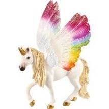 Bayala - Licorne arc-en-ciel ailée, figurine de jouet