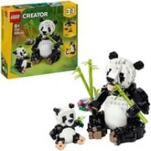 Creator 3-in-1 - Faune et flore: famille panda, Jouets de construction
