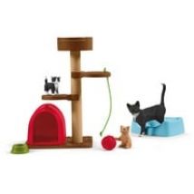 Farm World - Promenade avec un adorable chaton, Figurine