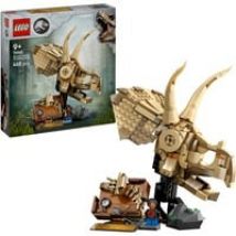 Jurassic World - Fossiles de dinosaures: Crâne de tricératops, Jouets de construction