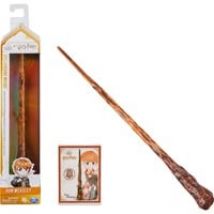 Le monde des sorciers: Harry Potter - Baguette Ron Weasley avec carte de sort à collectionner, Jeu de rôle
