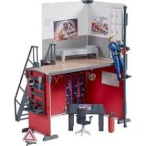 bworld Caserne de pompiers avec pompier, Décor