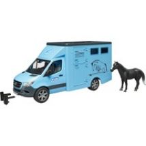 MB Sprinter transporteur d''animaux avec cheval, Modèle réduit de voiture