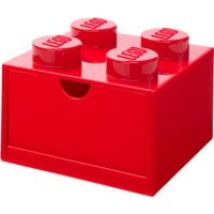 Tiroir à briques LEGO 4 rouge, Boîte de rangement