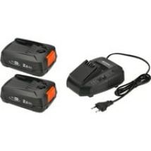P4A 2 x PBA 18V/45 + AL 1830 CV Ensemble de batterie et de chargeur, Bundle