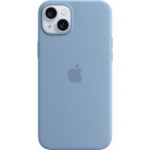 Coque en silicone avec MagSafe pour iPhone 15 Plus, Housse smartphone