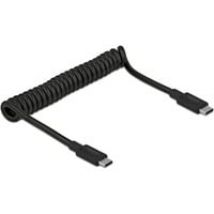 USB-C male > USB-C male câble spiralé