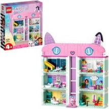 10788 La Casa delle Bambole di Gabby, Casa Giocattolo a 4 Piani e 8 Stanze con i Personaggi di Gabby, Regalo Creativo 4+, Giochi di costruzione