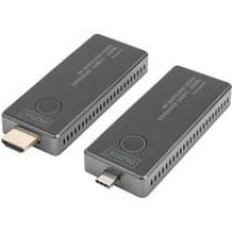 Extender video wireless 4K USB-C > HDMI, 30 metri, Estensione HDMI