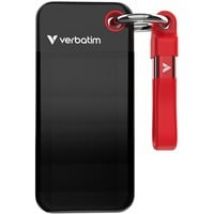 Pocket SSD 2 TB USB tipo-C 3.2 Gen 2 (3.1 Gen 2) Nero, Rosso, Disco a stato solido
