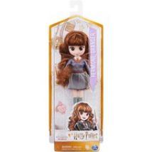 Wizarding World | Bambola articolata Hermione Granger 20cm | Bacchetta e divisa di Hogwarts inclusa | Collezione Harry Potter | Per bambini dai 5 anni in su, Gioco figura