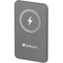 Charge ''n'' Go Polimeri di litio (LiPo) 5000 mAh Carica wireless Grigio, Powerbank