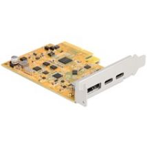 Scheda PCIe x4 a 1x USB-C ext. 10 Gbit/s B. + 1x USB-C ext. DP Alt Mode, Controller USB