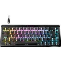 Vulcan II Mini Air tastiera Gaming RF senza fili + Bluetooth QWERTZ Tedesco Nero, Tastiera da gioco