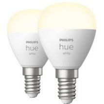 Philips Hue White 2 Lampadine Smart E14 40 W