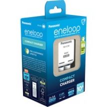 Caricabatterie compatto eneloop BQ-CC50