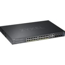 GS2220-28HP-EU0101F switch di rete Gestito L2 Gigabit Ethernet (10/100/1000) Supporto Power over Ethernet (PoE) Nero