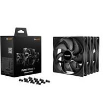 Pure Wings 3 140 mm PWM Triple Pack Case per computer Ventilatore 14 cm Nero 3 pz, Ventola