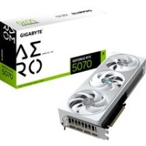 GeForce RTX 5070 AERO OC 12G Scheda Grafica - 12GB GDDR7, 192 bit, PCI-E 5.0, 2625 MHz Core Clock, 3 x DP 2.1a, 1 x HDMI 2.1b, NVIDIA DLSS 4, GV-N5070AERO OC-12GD
