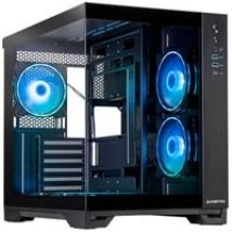 Visio GM-30B-TG-OP schwarz Tempered Glass x 2 Cubo Nero, Chassis Tower