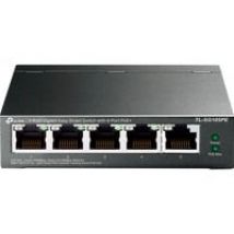 TL-SG105PE switch di rete Gestito L2 Gigabit Ethernet (10/100/1000) Supporto Power over Ethernet (PoE) Nero, Interruttore