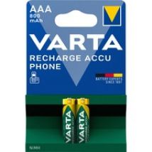 Recharge Accu Phone AAA 800 mAh Blister da 2 (Batteria NiMH Accu, Micro, ricaricabile)