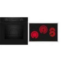 B2CCG6AK3 + T18SDH9L0 set di elettrodomestici da cucina Ceramica Forno elettrico, Set forno