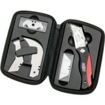 DBKPH-SET Taglierino Nero, Rosso Coltello a lama fissa