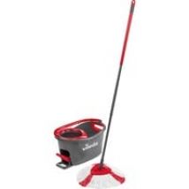 mop en steel Supermocio 3Action spazzolone Lana Rosso, Bianco, Tergipavimento