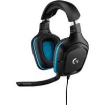 G432 Cuffia Padiglione auricolare Connettore 3.5 mm Nero, Blu, Cuffia da gioco
