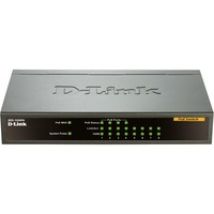 DES-1008PA switch di rete Non gestito Fast Ethernet (10/100) Supporto Power over Ethernet (PoE) Nero, Interruttore