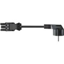 H05VV-F 3G 1.5 mm² 1.5m Nero 1,5 m CEE7/4 GST18/3