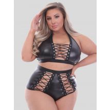 Lovehoney Fierce Bh-set Mit Schnürung Im Leder-look - Amorana