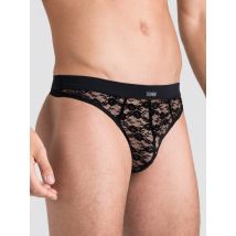 Lhm String Aus Spitze, Schwarz - Amorana
